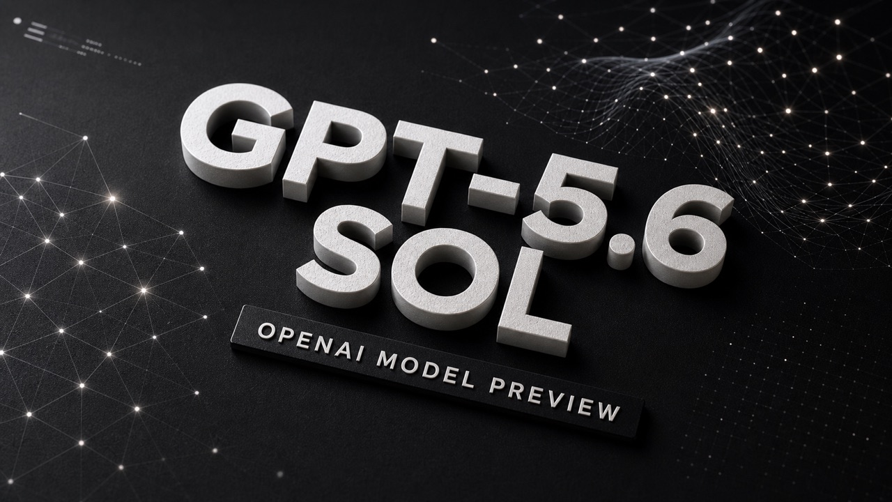 OpenAIの新モデルGPT-5.6 Solをイメージしたアイキャッチ画像