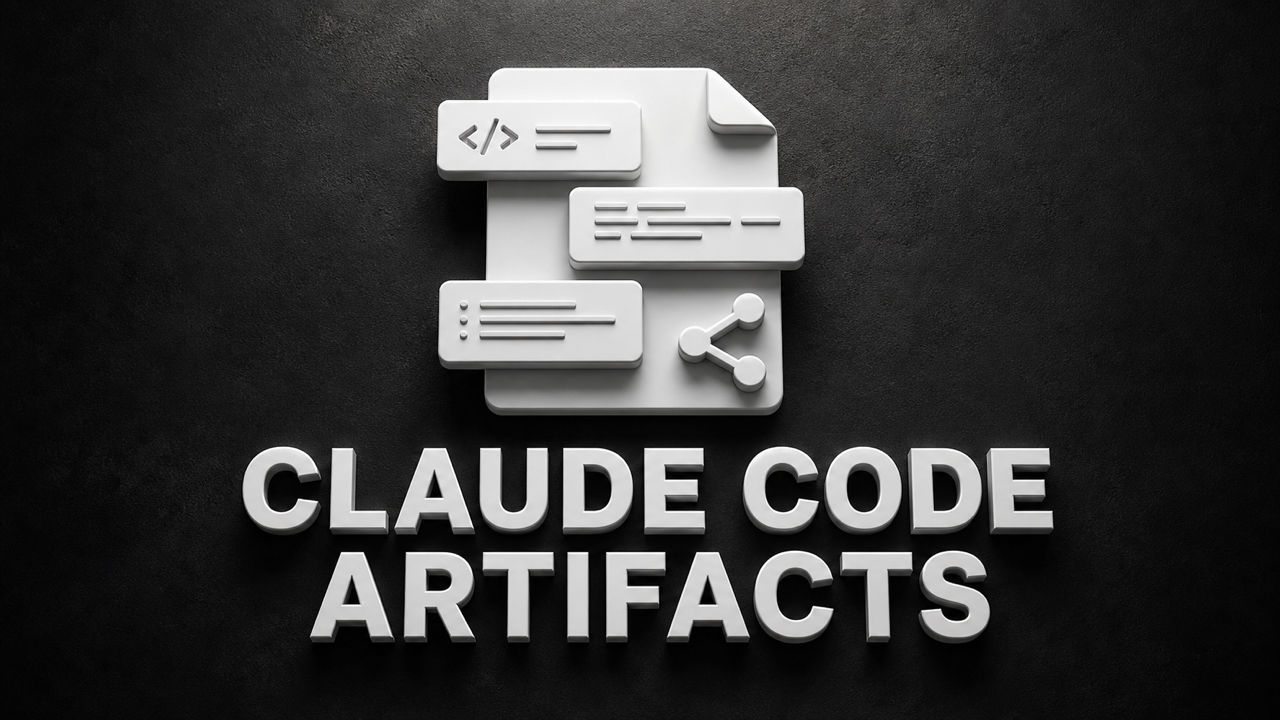 Claude Code Artifactsのプレミアム3Dアイキャッチ画像