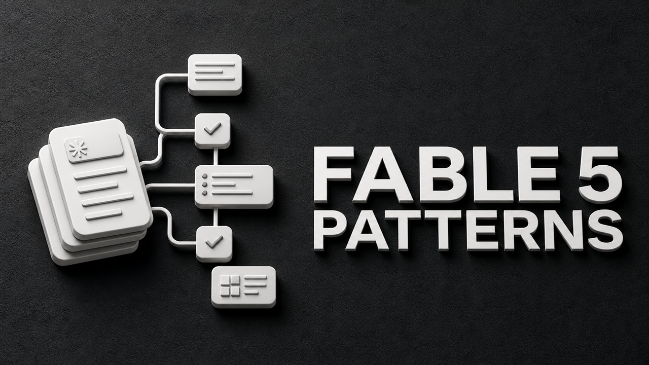 Claude Fable 5の実践パターン集をイメージしたアイキャッチ画像