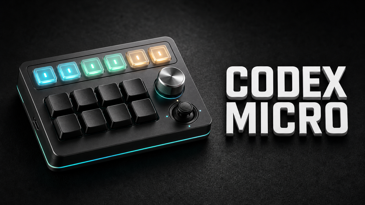 OpenAI Codex Microのマクロパッドをイメージしたアイキャッチ画像