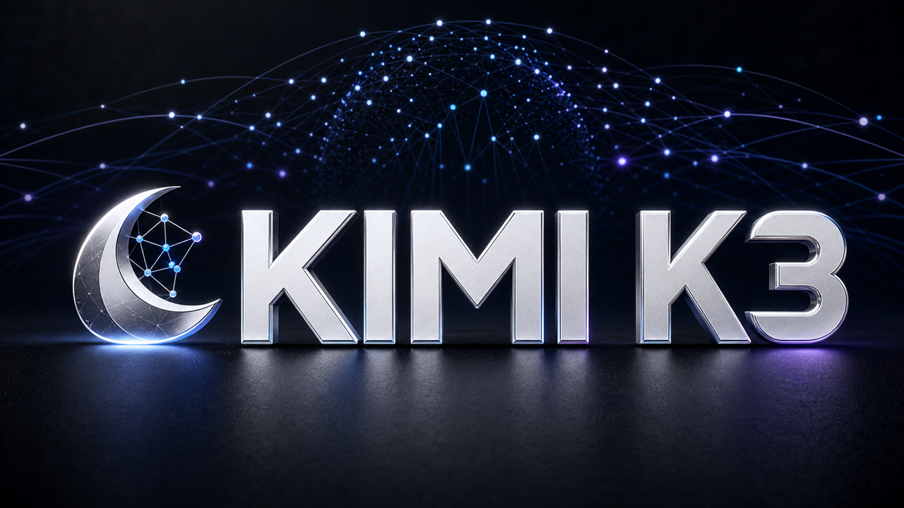 中国Moonshot AIの最新モデルKimi K3をイメージしたアイキャッチ画像