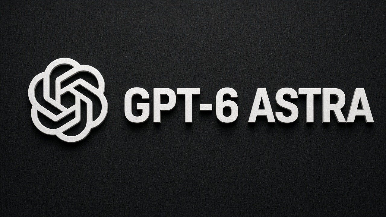 GPT-6 Astraのプレミアム3Dロゴ調アイキャッチ