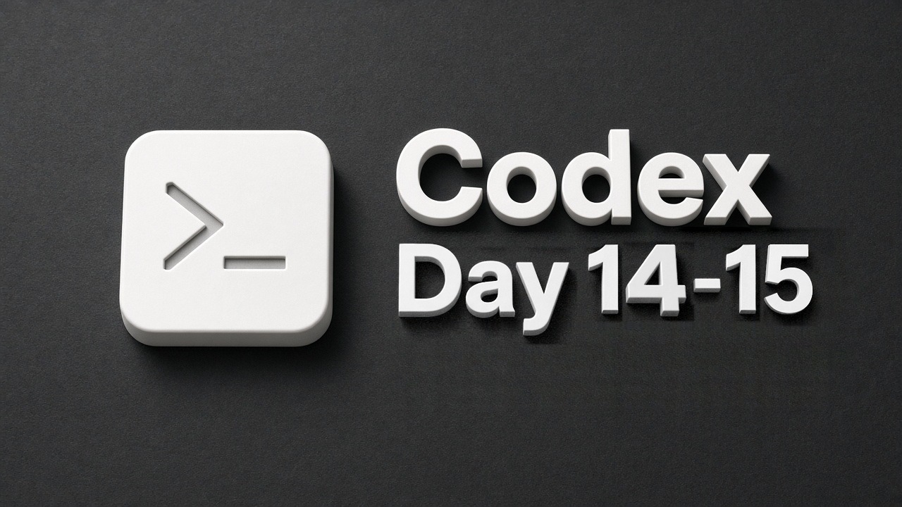 Codex Day 14-15