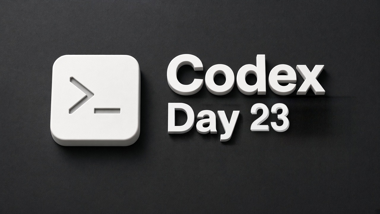 Codex Day 23